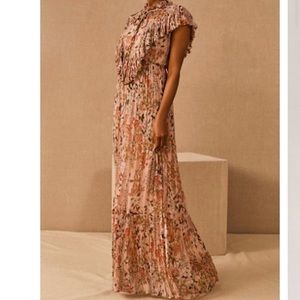 BHLDN - Jessica Floral Maxi Dress, Size 4, NWT